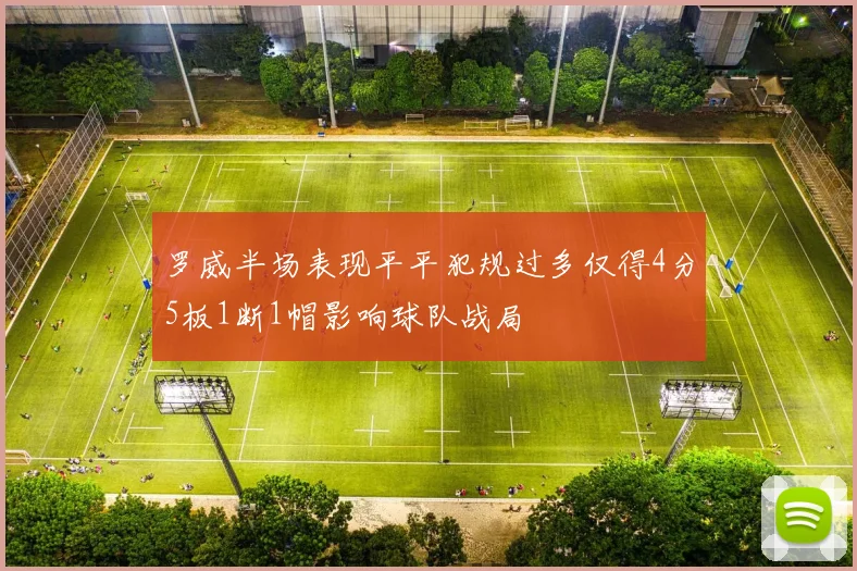 罗威半场表现平平犯规过多仅得4分5板1断1帽影响球队战局